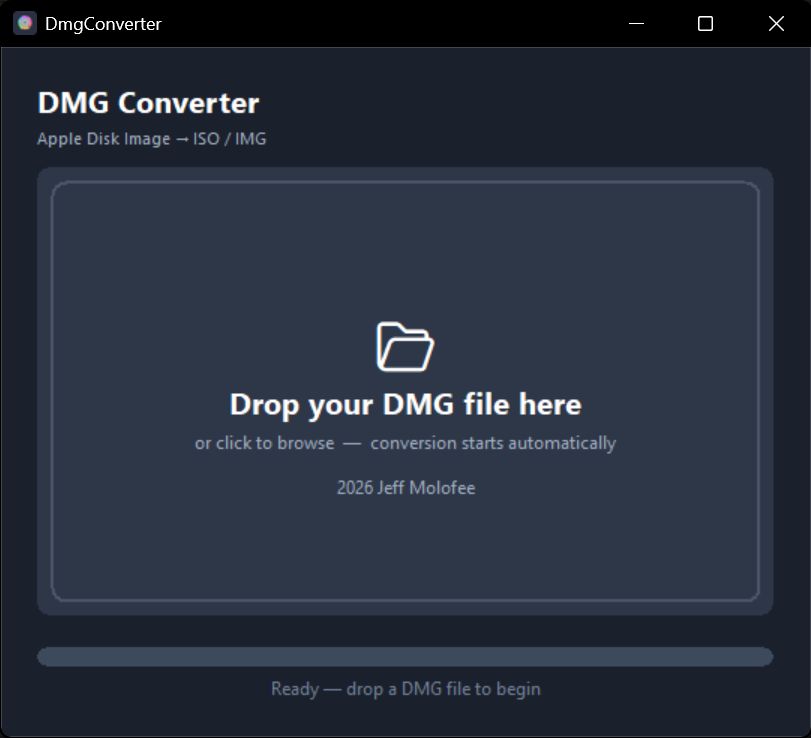 DmgConverter screenshot